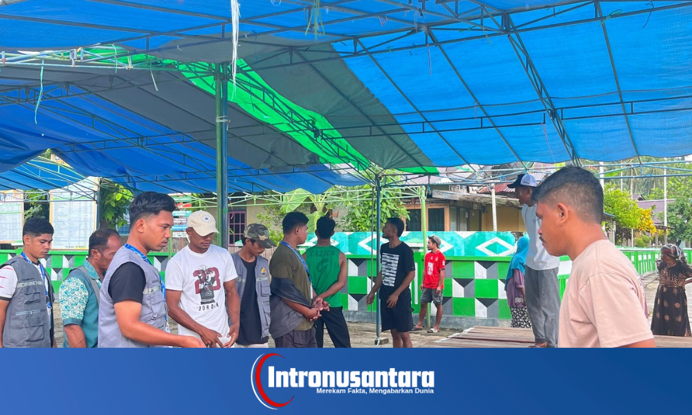 Mahasiswa KKN Desa Modayama Bersama Warga Siapkan Lomba Maulid Nabi