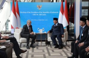 Presiden Prabowo Anugerahkan Bintang Jasa Utama kepada Bill Gates di New York
