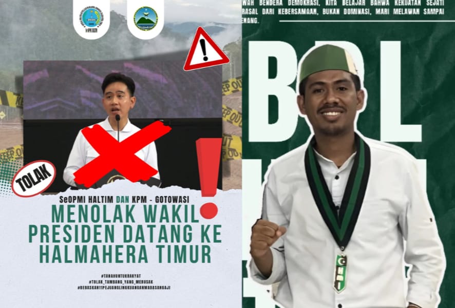 Wapres Gibran Dijadwalkan Kunjungan Kerja ke Halmahera Timur, Mahasiswa Nyatakan Penolakan