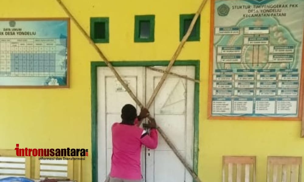 DD dan ADD Dipertanyakan, Kantor Desa Yodeliu Diblokir Warga