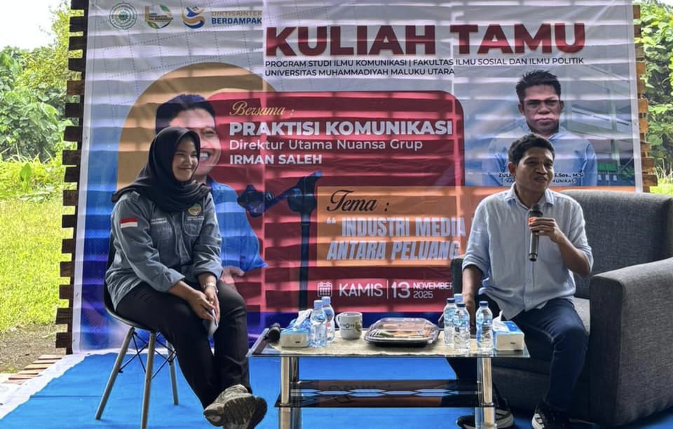 Mahasiswa Ilmu Komunikasi Sukses Gelar Kuliah Tamu Bertajuk ” Industri Media di Era Digital, Antara Peluang dan Tantangan”