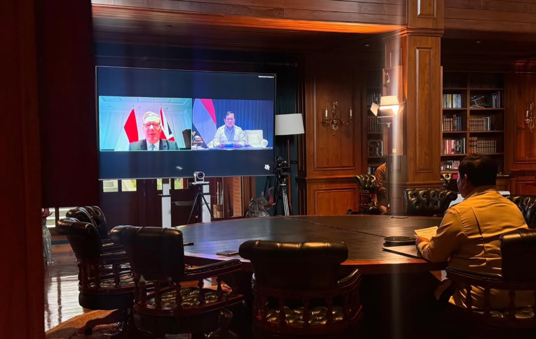 Presiden Prabowo dan PM Inggris Keir Starmer Bahas Hubungan Bilateral