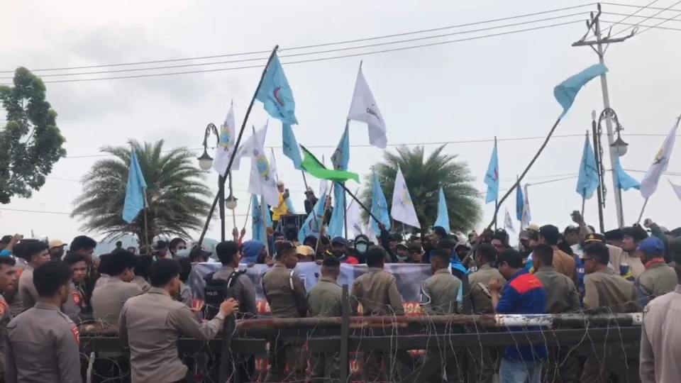 Aliansi Buruh Halteng Desak Penetapan UMK Sesuai PP 49 Tahun 2025