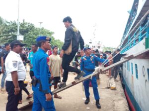 Marnit Polairud Imbauan Kantibmas Di Pelabuhan Pulau Gebe