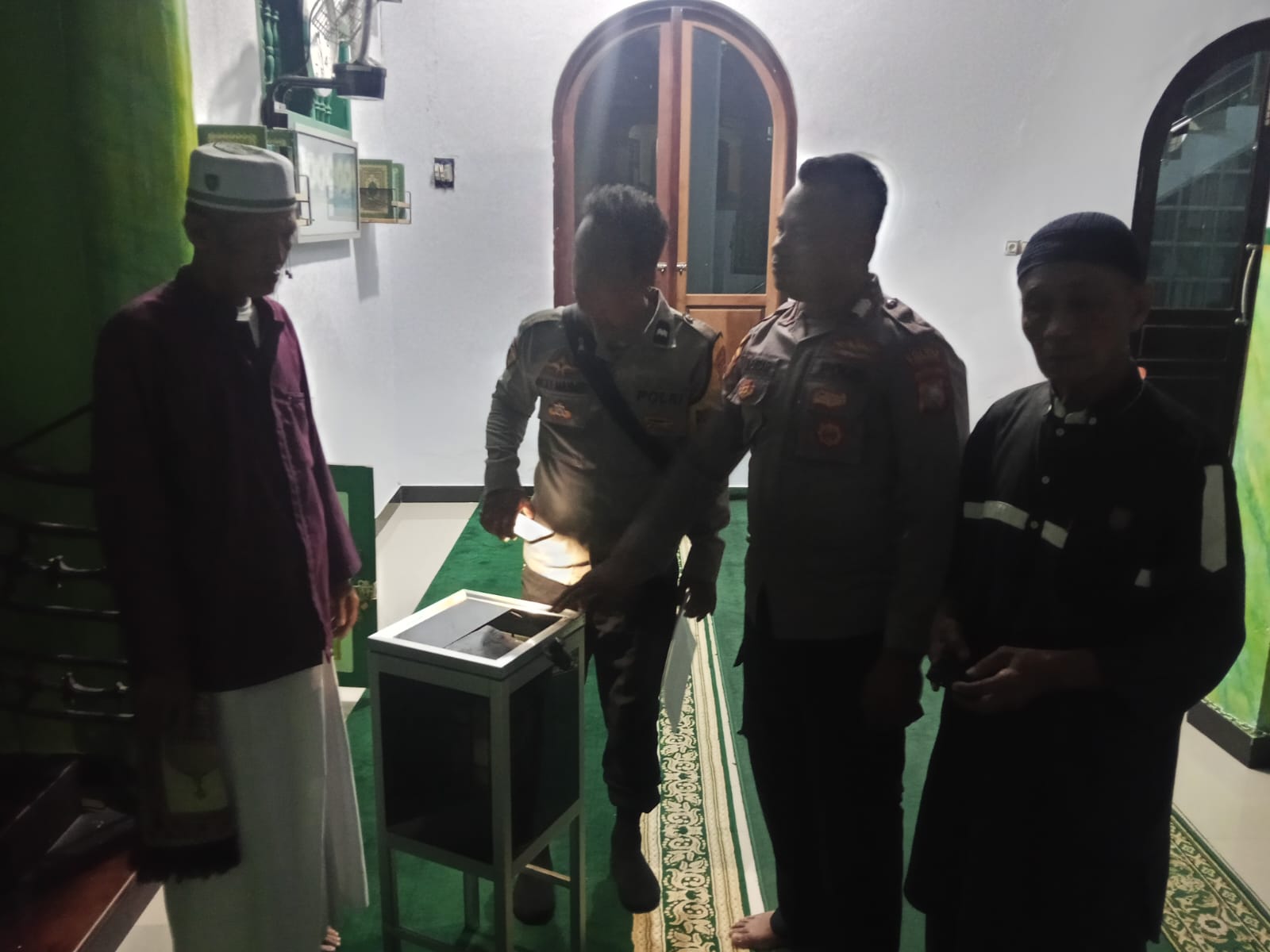 Kotak Amal Masjid Nurul Yaqin Ternate Dirusak, Polisi Buru Pelaku Lewat Rekaman CCTV
