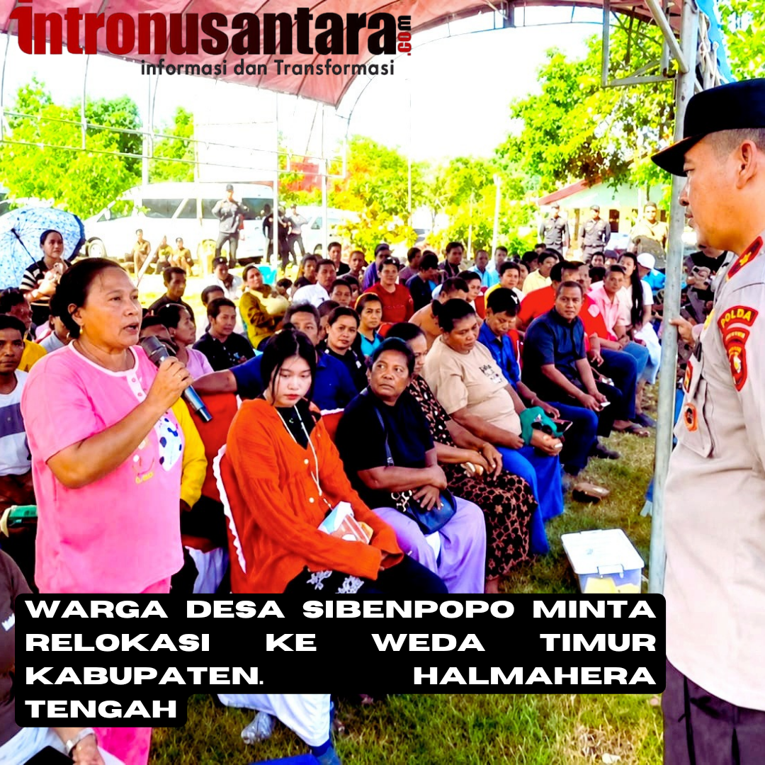 Warga Sibenpopo Desak Relokasi ke Weda Timur Pasca Konflik Halmahera Tengah