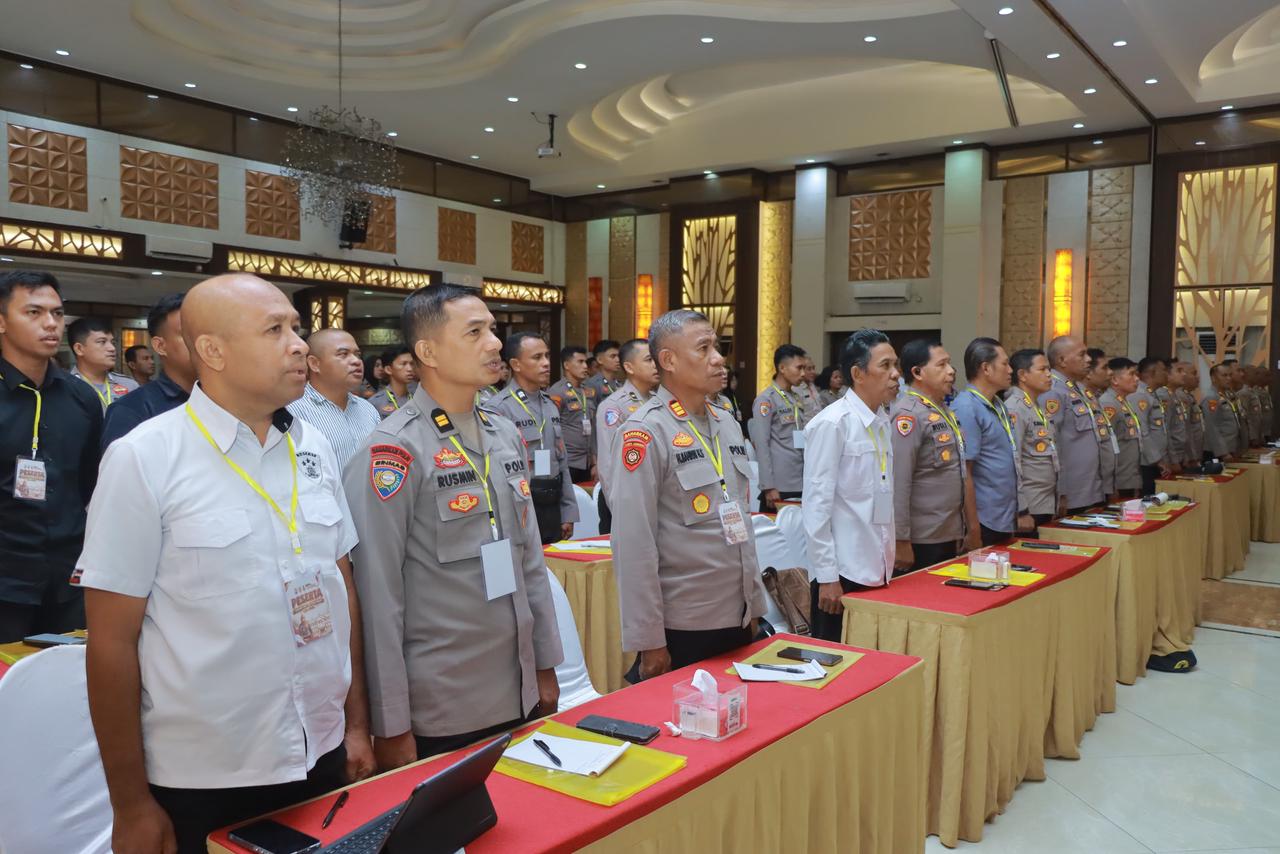 Kapolda Malut Buka Rakernis SDM 2026: Dorong Profesionalisme Personel
