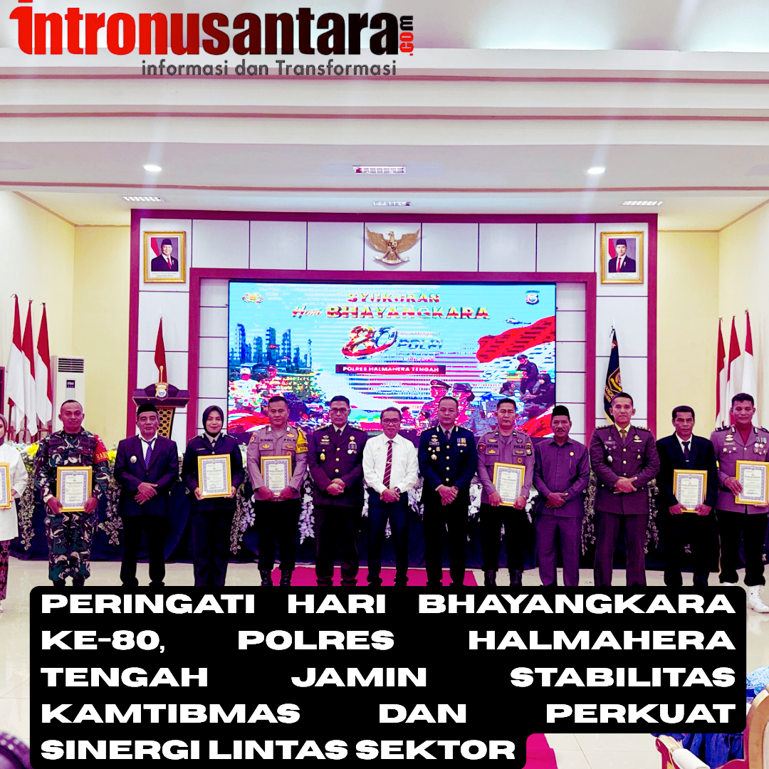 Peringati Hari Bhayangkara ke-80, Polres Halmahera Tengah Jamin Stabilitas Kamtibmas dan Perkuat Sinergi Lintas Sektor